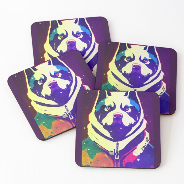 Item preview, Astronaut malamute portrait designed and sold by etherElric.