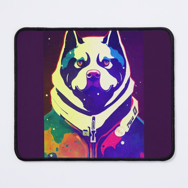 Item preview, Astronaut malamute portrait designed and sold by etherElric.