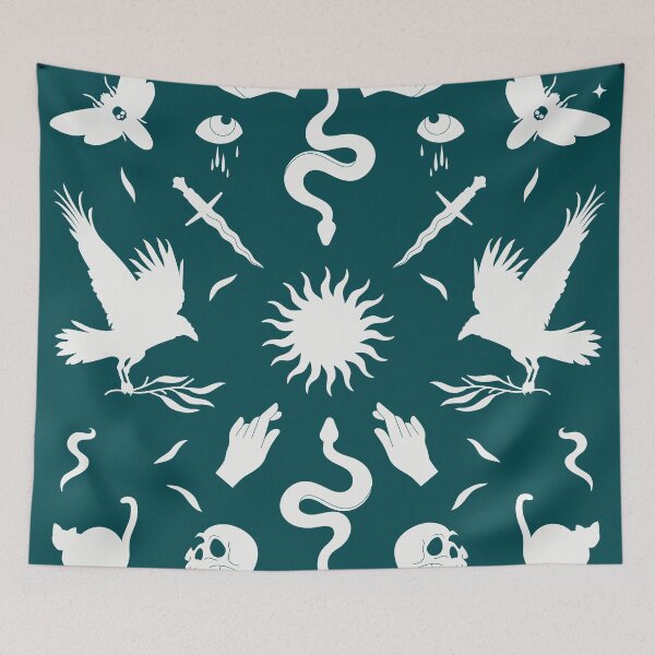 Item preview, esoteric radiating pattern designed and sold by Manitou Mercantile.