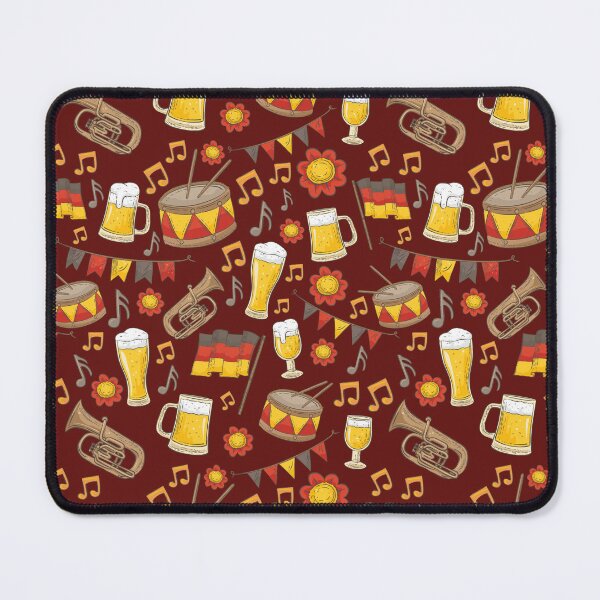Item preview, Music and Beer Oktoberfest Pattern (Wine) designed and sold by Geo De la Cruz.