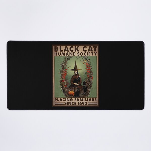 Item preview, Black Cat Human Society Placing Familiars Since 1692 designed and sold by torenelandj.