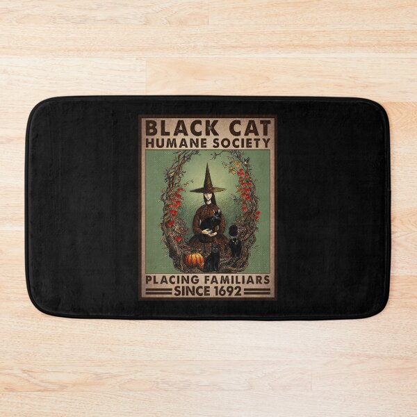 Item preview, Black Cat Human Society Placing Familiars Since 1692 designed and sold by torenelandj.