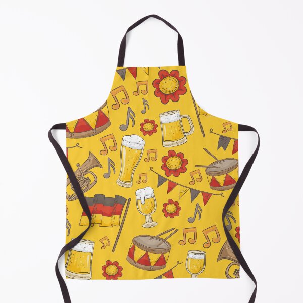 Item preview, Music and Beer Oktoberfest Pattern (Marigold) designed and sold by Geo De la Cruz.