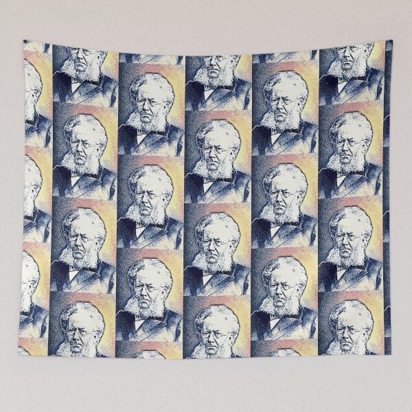 Item preview, Henrik Ibsen Artwork | Henrik Ibsen Portrait | Henrik Ibsen Wall Art  designed and sold by Suyogsonar25.