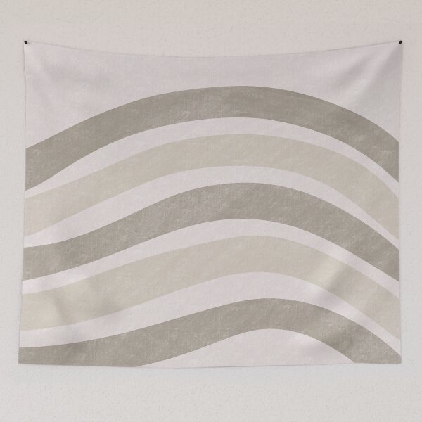 Item preview, Textured Wavy Lines Curvy Stripes Pattern Boho Style Cute Aesthetic Sage Green designed and sold by scorpiolane.