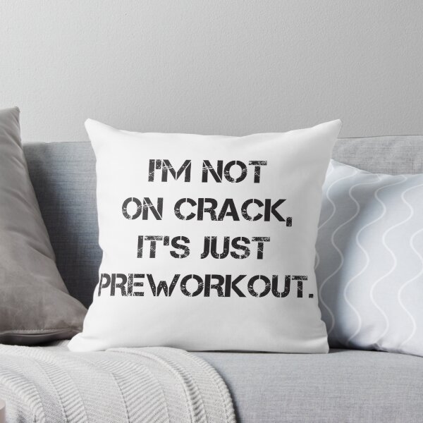 Item preview, I'm Not On Crack, It's Just Preworkout Funny Bodybuilding Design Zyzz Gym designed and sold by Princeps-.