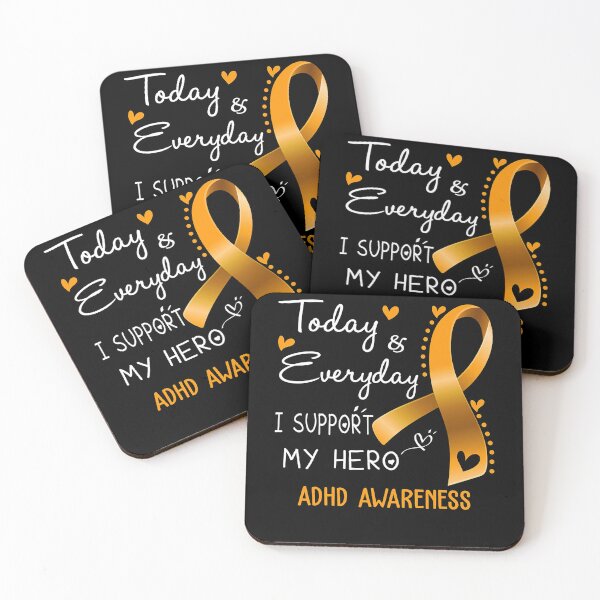 Item preview, ADHD Awareness Today and Everyday I Support My Hero ADHD Awareness Support ADHD Warrior Gifts designed and sold by TerrellOneal.