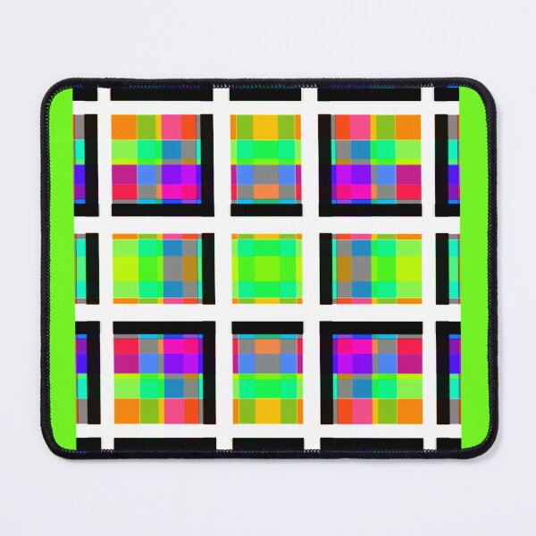 Item preview, Electro Pop Pop Seventies fluorescent pattern designed and sold by Carré Comme Orange.