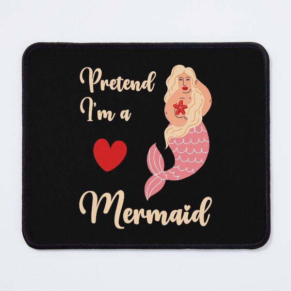 Item preview, Pretend I'm a Mermaid funny cute design designed and sold by absolutdesign.
