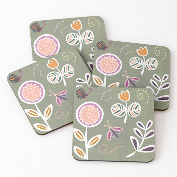 Item preview, Retro 50s inner child - hygge scandi butterfly country garden. Caroline Laursen original designed and sold by Caroline Laursen.