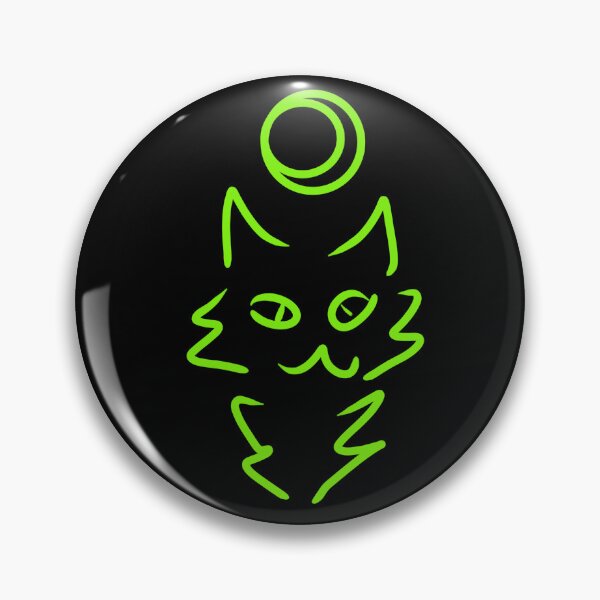 Item preview, Green Moon Cat designed and sold by LykaonIridia.