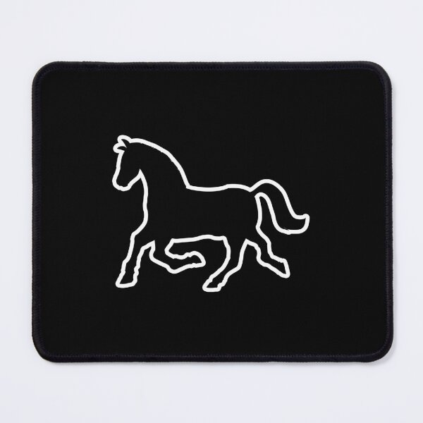Item preview, Horse Silhouette Art Design Draw Street Art designed and sold by BK-Fishing.