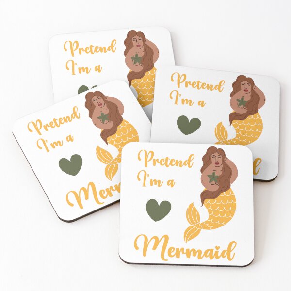 Item preview, Pretend I'm a Mermaid funny cute design designed and sold by absolutdesign.