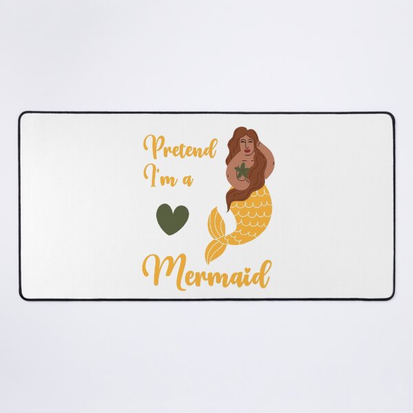 Item preview, Pretend I'm a Mermaid funny cute design designed and sold by absolutdesign.