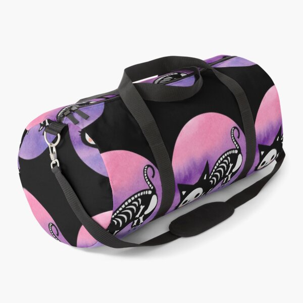 Item preview, Cat - cartoon xray - round purple gradient background - Cat - cartoon aesthetic - Halloween designed and sold by Mechanical-Artt.