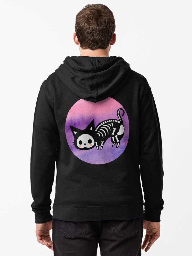 HALLOWEEN Scary Cat Owl Full Moon Purple Gift Idea' Unisex Heavyweight  Hoodie