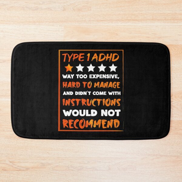 Item preview, ADHD Awareness Type 1 ADHD Awareness designed and sold by TerrellOneal.