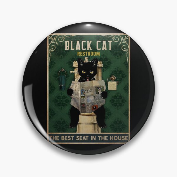 Item preview, Black Cat Restroom designed and sold by torenelandj.