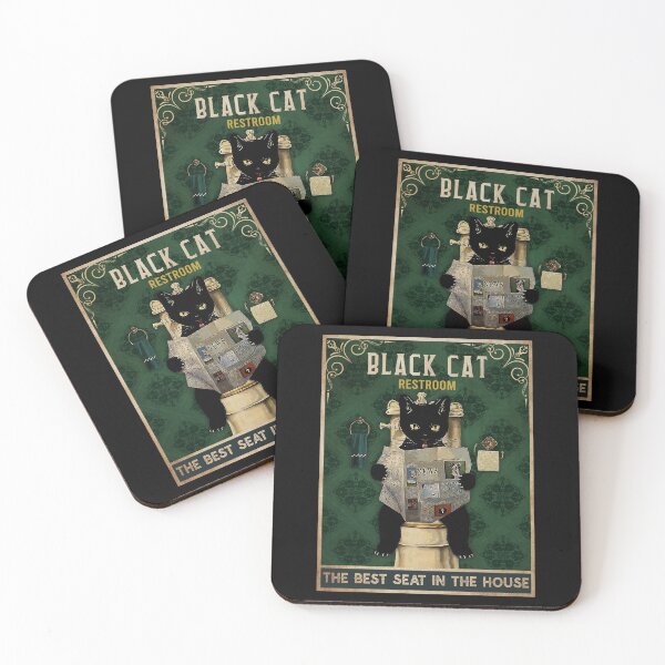 Item preview, Black Cat Restroom designed and sold by torenelandj.