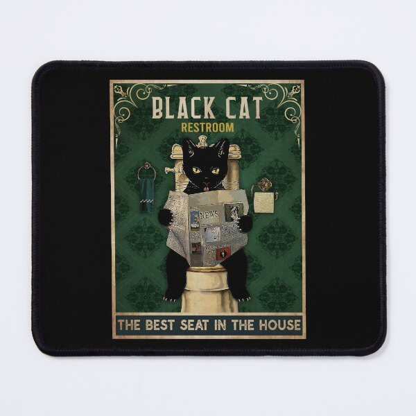 Item preview, Black Cat Restroom designed and sold by torenelandj.