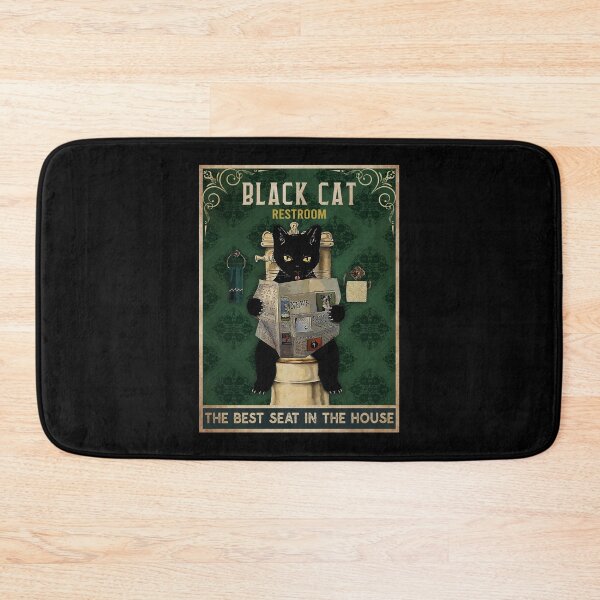 Item preview, Black Cat Restroom designed and sold by torenelandj.