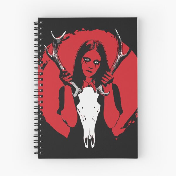 Item preview, Goth girl with a deer skull dark aesthetic designed and sold by RisingAir.