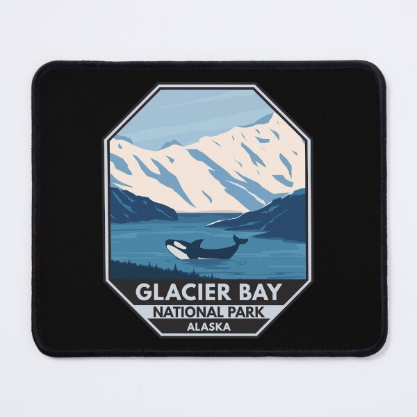 Item preview, Glacier Bay National Park Alaska Orca Emblem designed and sold by KrisSidDesigns.