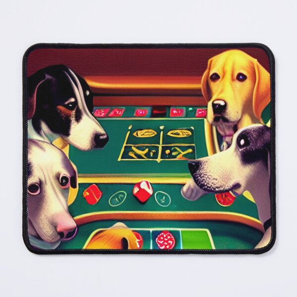 Item preview, Dogs gambling  designed and sold by Seanyah.