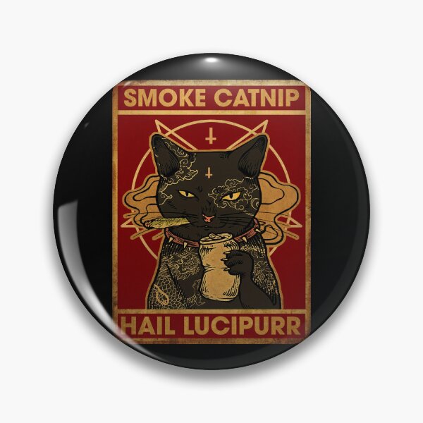 Item preview, Black Cat Smoke Catnip Hail Lucipurr. designed and sold by torenelandj.
