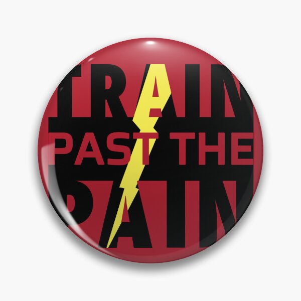 Item preview, Train Past The Pain Workout Gym Exercise Motivation designed and sold by ViewerEqualsPhoton.