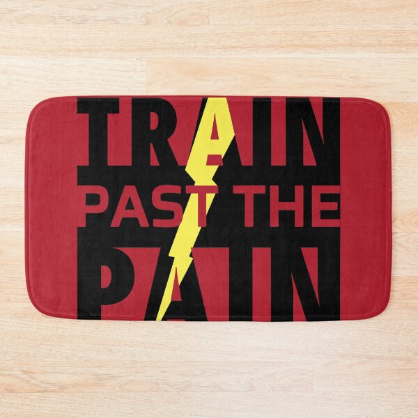 Item preview, Train Past The Pain Workout Gym Exercise Motivation designed and sold by ViewerEqualsPhoton.