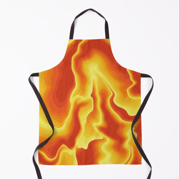 Item preview, Abstract Fiery, Modern Vibrant Minimalist Flames, Autumn Vibes, Fall Colors designed and sold by GikaDesigns.