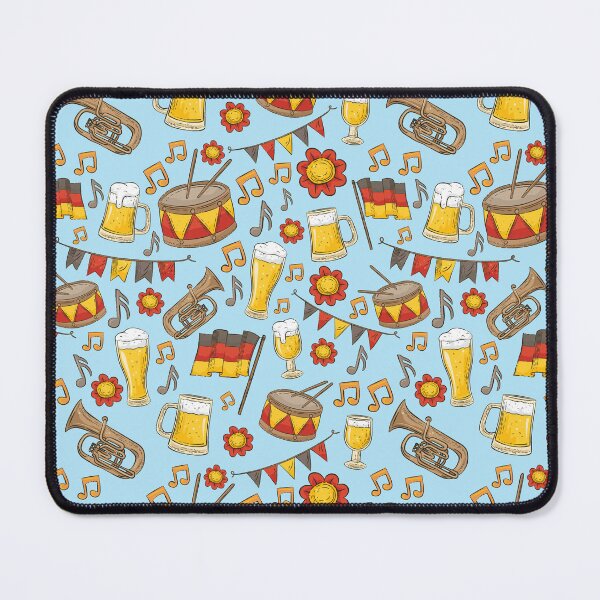Item preview, Music and Beer Oktoberfest Pattern (Sky Blue) designed and sold by Geo De la Cruz.