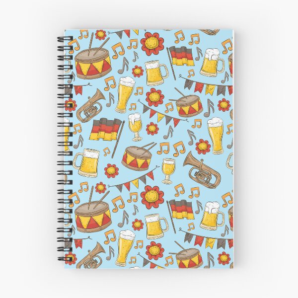 Item preview, Music and Beer Oktoberfest Pattern (Sky Blue) designed and sold by Geo De la Cruz.