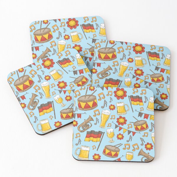 Item preview, Music and Beer Oktoberfest Pattern (Sky Blue) designed and sold by Geo De la Cruz.