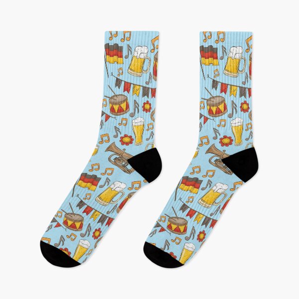 Item preview, Music and Beer Oktoberfest Pattern (Sky Blue) designed and sold by Geo De la Cruz.