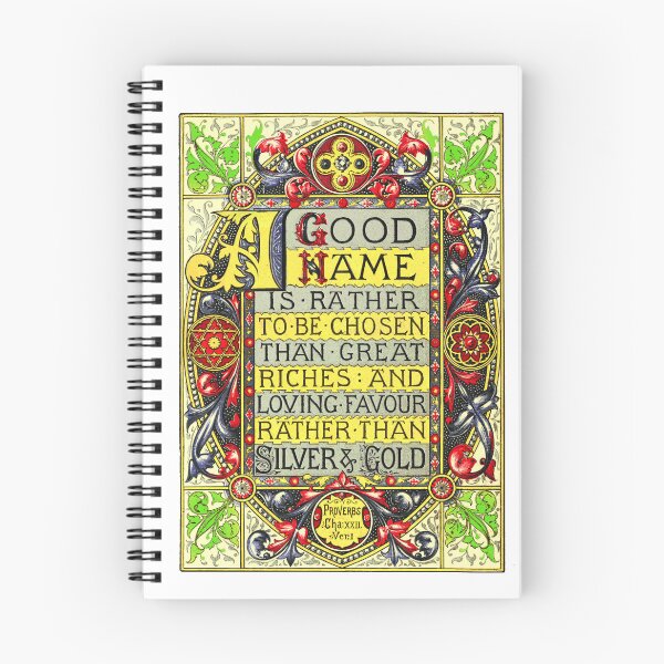 Item preview, A Good Name - Proverbs 22:1 designed and sold by Pictures With A Message.