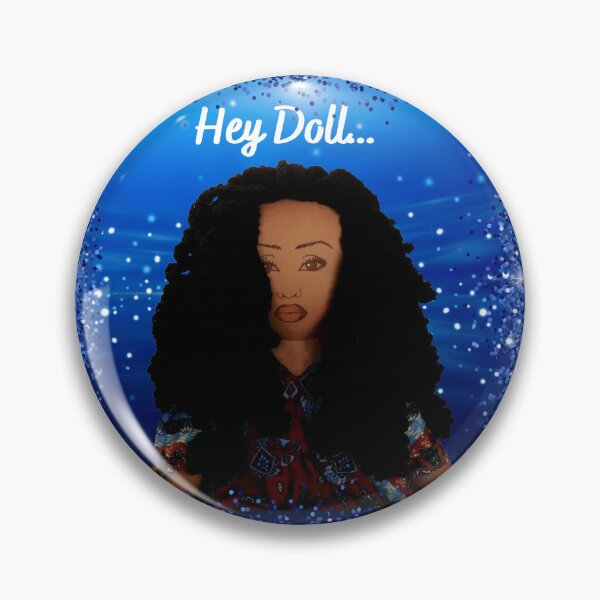Item preview, Portrait on Blue designed and sold by Blaqworldollart.