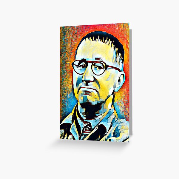Item preview, Bertolt Brecht Artwork | Bertolt Brecht Portrait | Bertolt Brecht Wall Art  designed and sold by Suyogsonar25.
