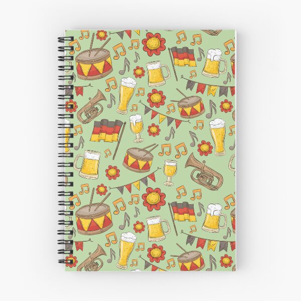 Item preview, Music and Beer Oktoberfest Pattern (Key Lime) designed and sold by Geo De la Cruz.