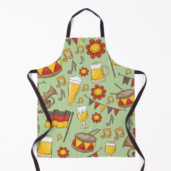 Item preview, Music and Beer Oktoberfest Pattern (Key Lime) designed and sold by Geo De la Cruz.