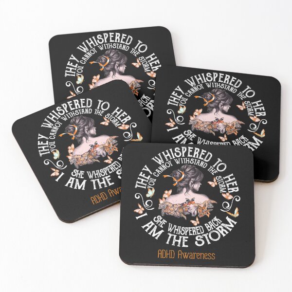 Item preview, ADHD Awareness Women She Whispered I Am The Storm ADHD Awareness designed and sold by TerrellOneal.