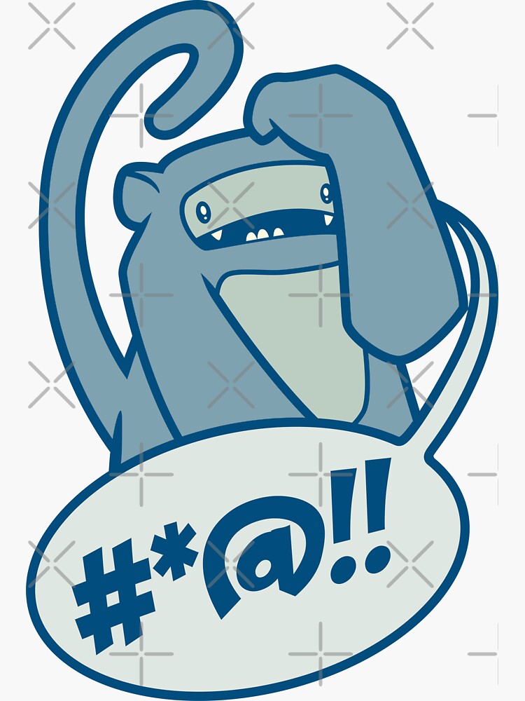 Monkey Fail Sticker For Sale By Geexwerx Redbubble