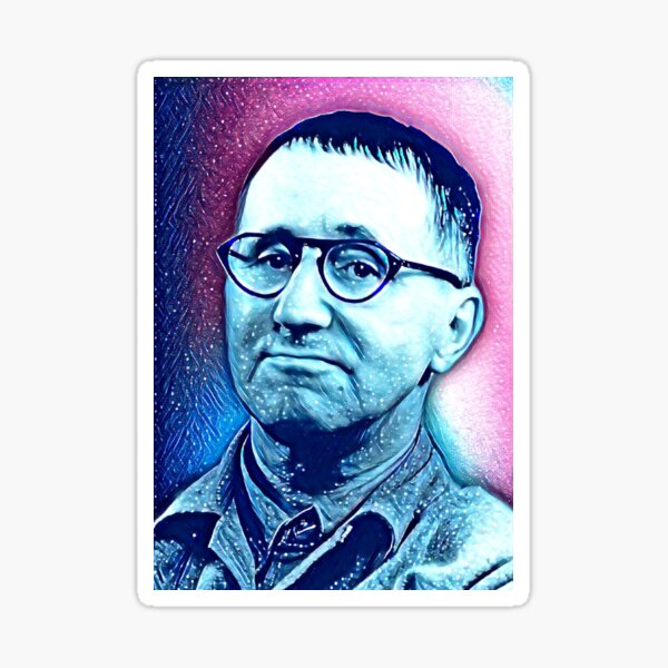 Item preview, Bertolt Brecht Artwork | Bertolt Brecht Portrait | Bertolt Brecht Wall Art  designed and sold by Suyogsonar25.