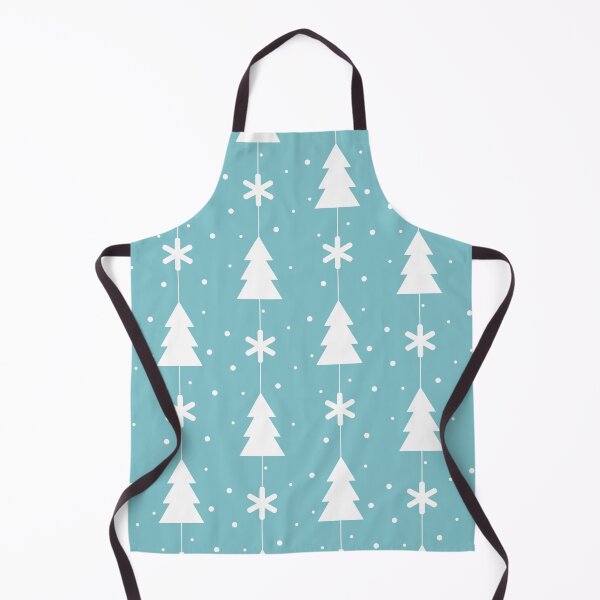 Item preview, Merry Christmas Happy Holiday Icey Blue Tree pattern designed and sold by eviesfashion.