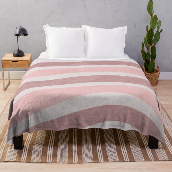 Item preview, Textured Wavy Lines Curvy Stripes Pattern Boho Style Cute Aesthetic Pink designed and sold by scorpiolane.