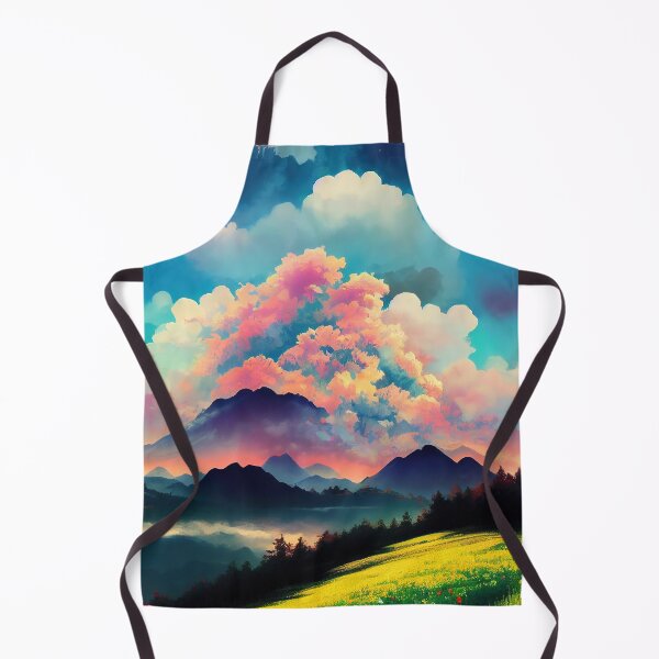 Item preview, Colorful mountainrange Dreamscape designed and sold by PeanutArtCorner.
