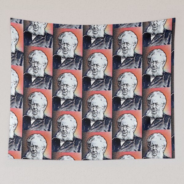 Item preview, Henrik Ibsen Artwork | Henrik Ibsen Portrait | Henrik Ibsen Wall Art  designed and sold by Suyogsonar25.
