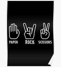 Paper Rock Scissors Poster