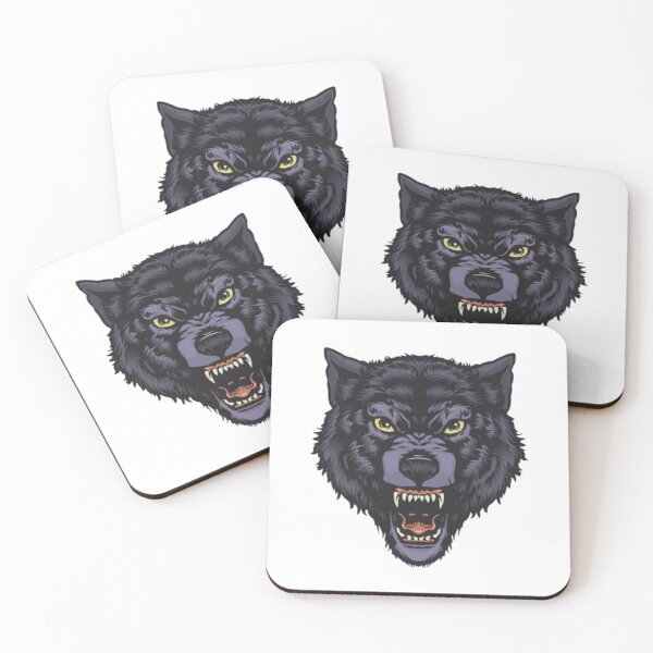 Item preview, werewolf mad angry wolf and moon logo designed and sold by Stevenobinsun.